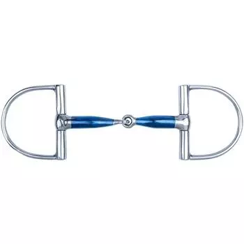 Бита D-ring SWEET IRON одинарная сломанная 14мм WALDHAUSEN, синий / серебристый