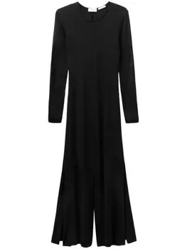 BITE Studios платье с разрезами и несколькими разрезами, черный