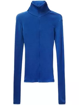 BITE Studios топ с застежкой-молнией Turtle, синий