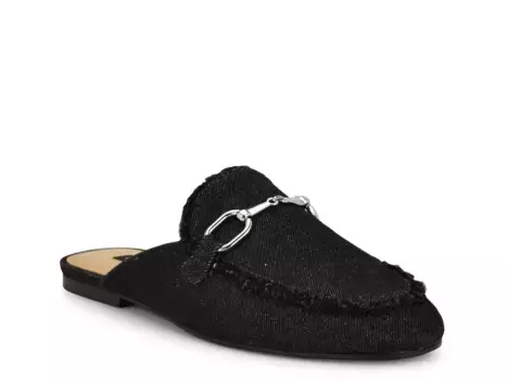 Bivey Мюли Nine West, Black Denim