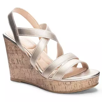 Бижутерия сандалии на танкетке Cl By Laundry, золотой