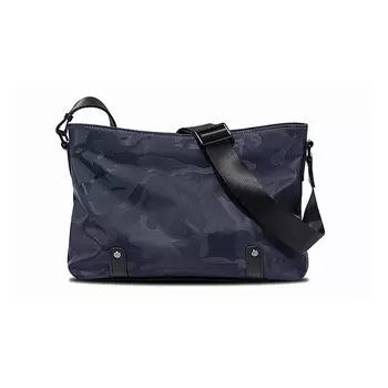 BJIAX Нейлоновый повседневный рюкзак через плечо, сумка унисекс, синий камуфляж/черный камуфляж/черный