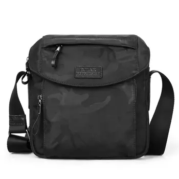 BJIAX Нейлоновый рюкзак через плечо, мужская сумка через плечо, черный камуфляж/синий камуфляж