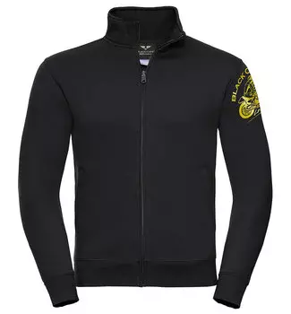 Кофта Black-Cafe London Classic Fleece со стоячим воротником, черный