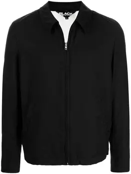 Black Comme Des Garons куртка-рубашка с принтом 13579, черный