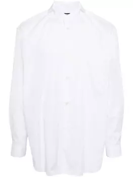 Black Comme Des Garons поплиновая рубашка, белый