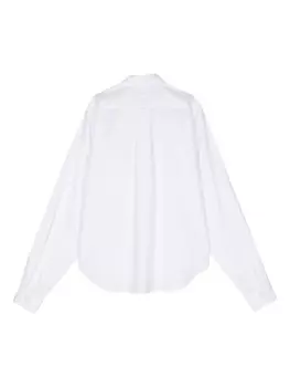 Black Comme Des Garons рубашка с вырезом, белый