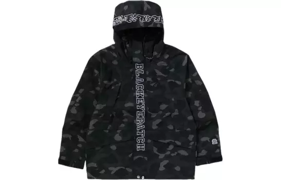 BlackEyePatch Co-brand куртка унисекс черная A Bathing Ape, черный