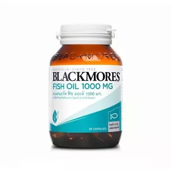 Blackmores Рыбий жир 1000 мг 80 капсул, Yellow