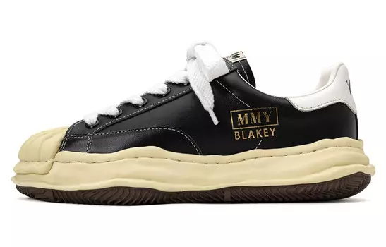 Blakey Стильные кроссовки для скейтбординга унисекс с низким верхом черного цвета Mihara Yasuhiro