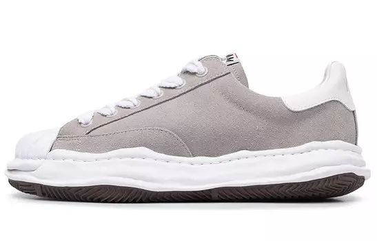 Blakey Стильные кроссовки для скейтбординга унисекс с низким верхом серые Mihara Yasuhiro