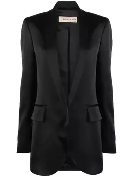 Blanca Vita атласный блейзер Guarana, черный