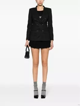 Blanca Vita блейзер Godezia в тонкую полоску, черный