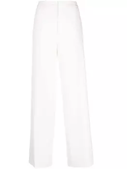 Blanca Vita брюки палаццо со вставками, белый
