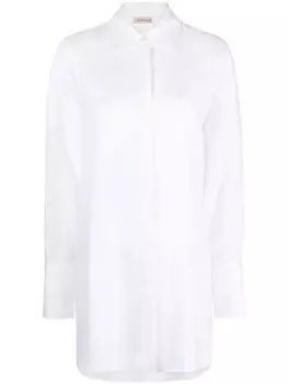 Blanca Vita платье-рубашка оверсайз длины мини, белый