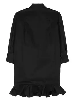 Blanca Vita платье с оборками, черный