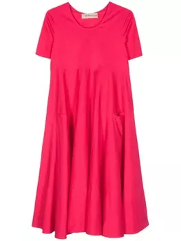 Blanca Vita поплиновое платье миди Arabide, розовый