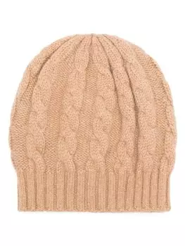 Blanca Vita шапка бини фактурной вязки, коричневый