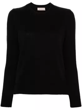 Blanca Vita свитер в рубчик, черный