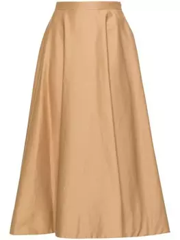 Blanca Vita юбка миди Gengy, нейтральный цвет