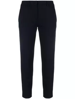 Blanca Vita укороченные брюки строгого кроя, синий