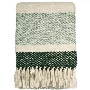 Blanket берберский зернистый зелёный Malagoon, зеленый