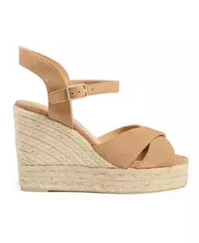 Blaudell 8Ed 007 Туфли на танкетке 11 см Castaer, бежевый