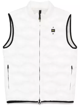 Blauer дутый жилет, белый