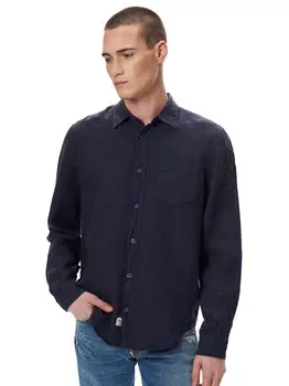 BLAUER Льняная Рубашка, синий