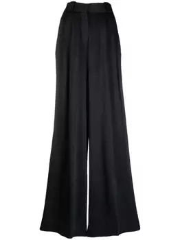 Blaz Milano атласные брюки палаццо Novalis с завышенной талией, синий