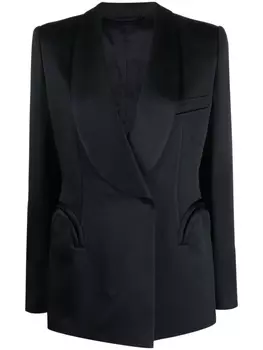 Blaz Milano атласный пиджак Heart Smoking, синий