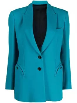 Blaz Milano шерстяной блейзер Teewa Blossom, синий