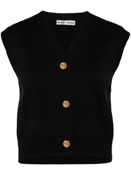 Blaz Milano вязаный жилет, черный