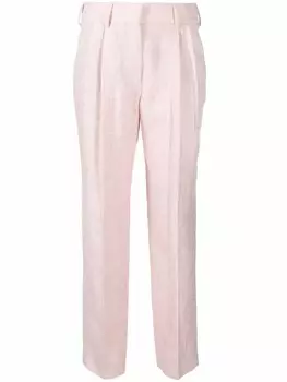 Blaz Milano зауженные брюки с завышенной талией, розовый