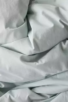 Бледно-синий пододеяльник из стираного хлопка Постельные принадлежности в стиле бохо Пододеяльник из 100% хлопка Голубой пастельный комплект постельного белья Queen Пододеяльник Queen Cute Bedding (более 120X120) Generic, Pale Blue