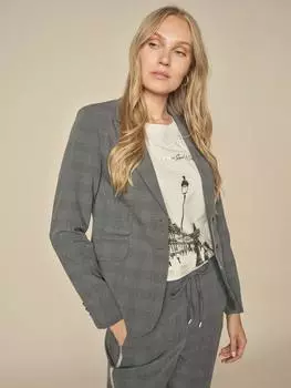 Блейк кими приталенный блейзер MOS MOSH, цвет Sharkskin