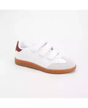 Блейк кроссовки на резиновой подошве с тремя ремешками BERNESS, красный