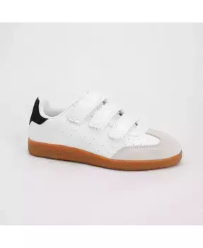 Блейк кроссовки на резиновой подошве с тремя ремешками BERNESS, черный