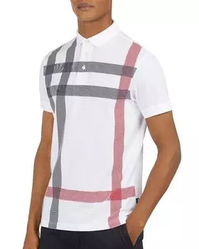 Блейн Хлопковая Пике Классическая Поло Рубашка Barbour, мультиколор