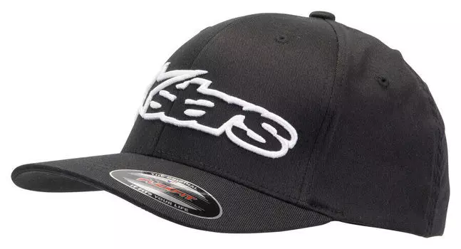 Блейз кепка alpinestars, черный/белый