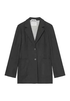 Блейзер 2-BUTTON, ATTACHED POCKETS, NOTCH LAPEL Marc O'Polo, темно-серый