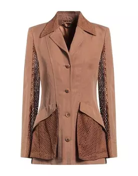 Блейзер Alberta Ferretti, коричневый