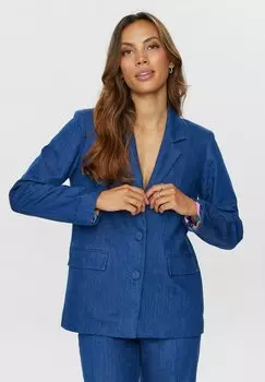 Блейзер ALETTA Nmph, синий деним
