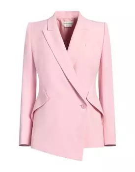 Блейзер Alexander Mcqueen, розовый