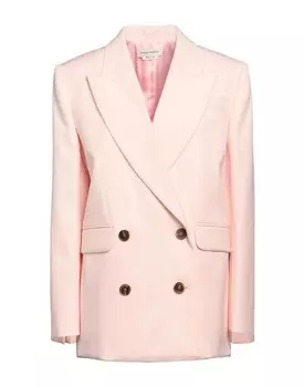 Блейзер Alexander Mcqueen, светло-розовый