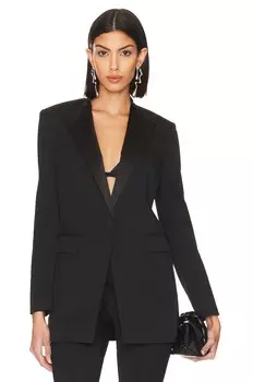 Блейзер ALLSAINTS Sofia Satin, черный