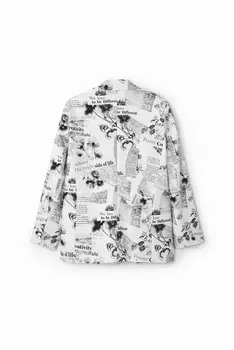 Блейзер AME BRATISLAVA Desigual, белый