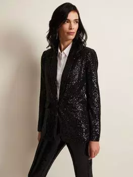 Блейзер Ameera с пайетками Phase Eight, черный