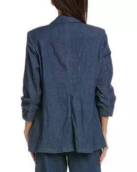 Блейзер Anne Klein на одной пуговице, синий