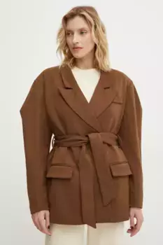 Блейзер Answear Lab, коричневый